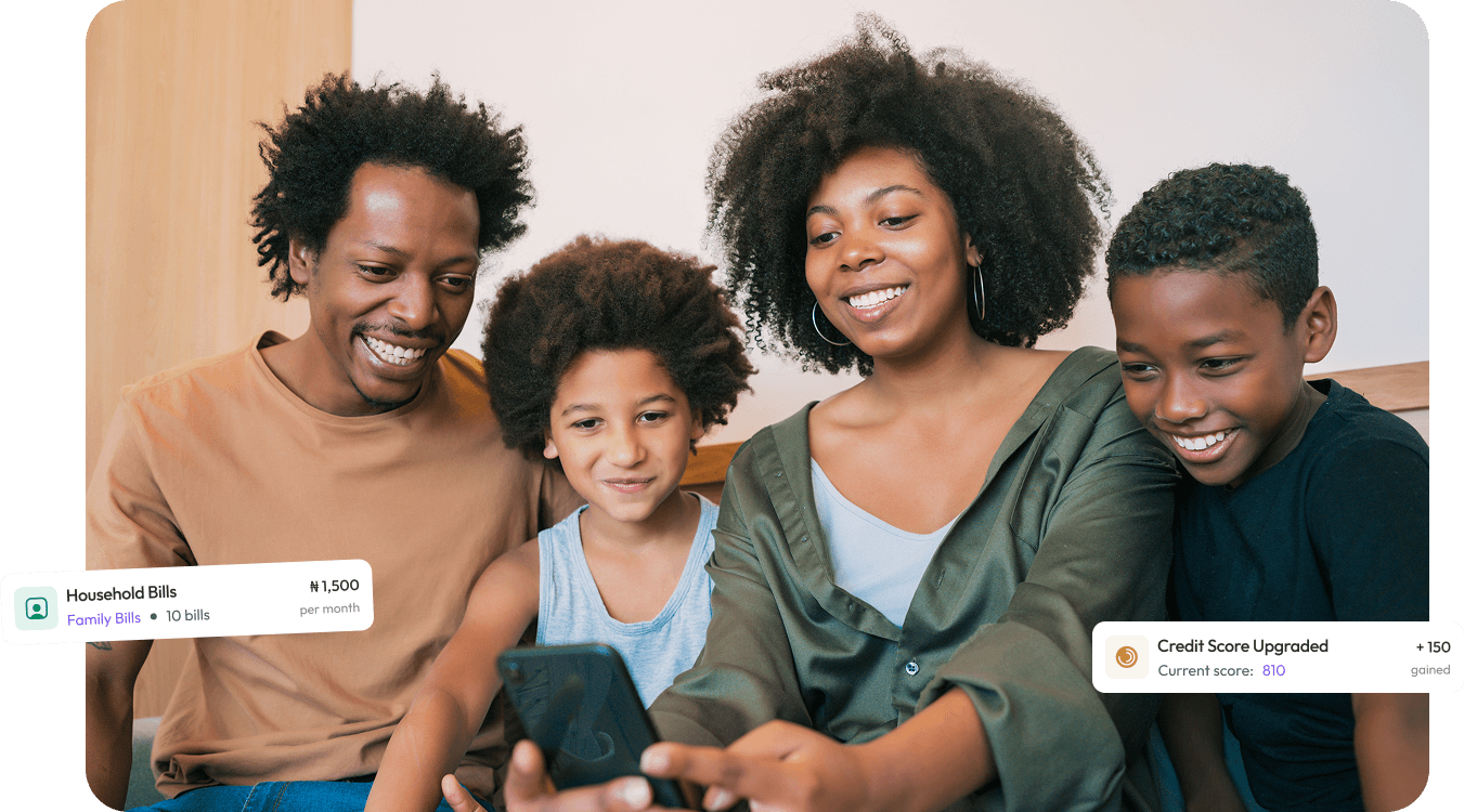 Family using CreditVeto